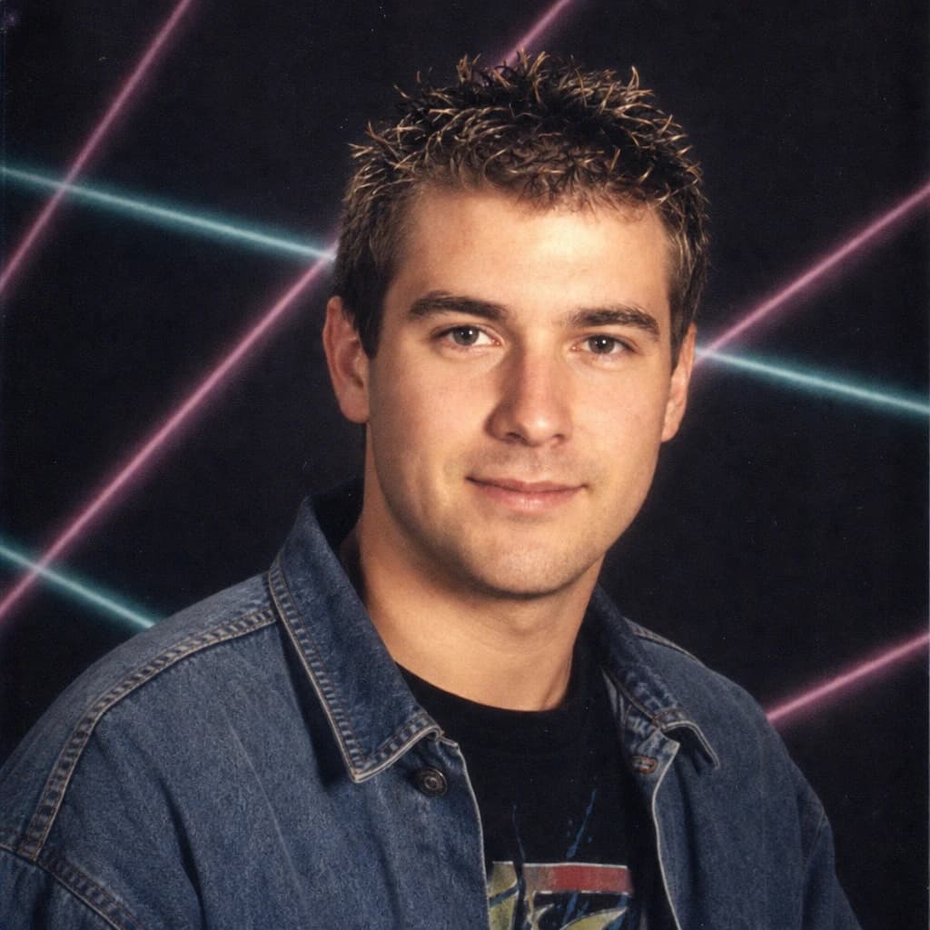 90s Yearbook example