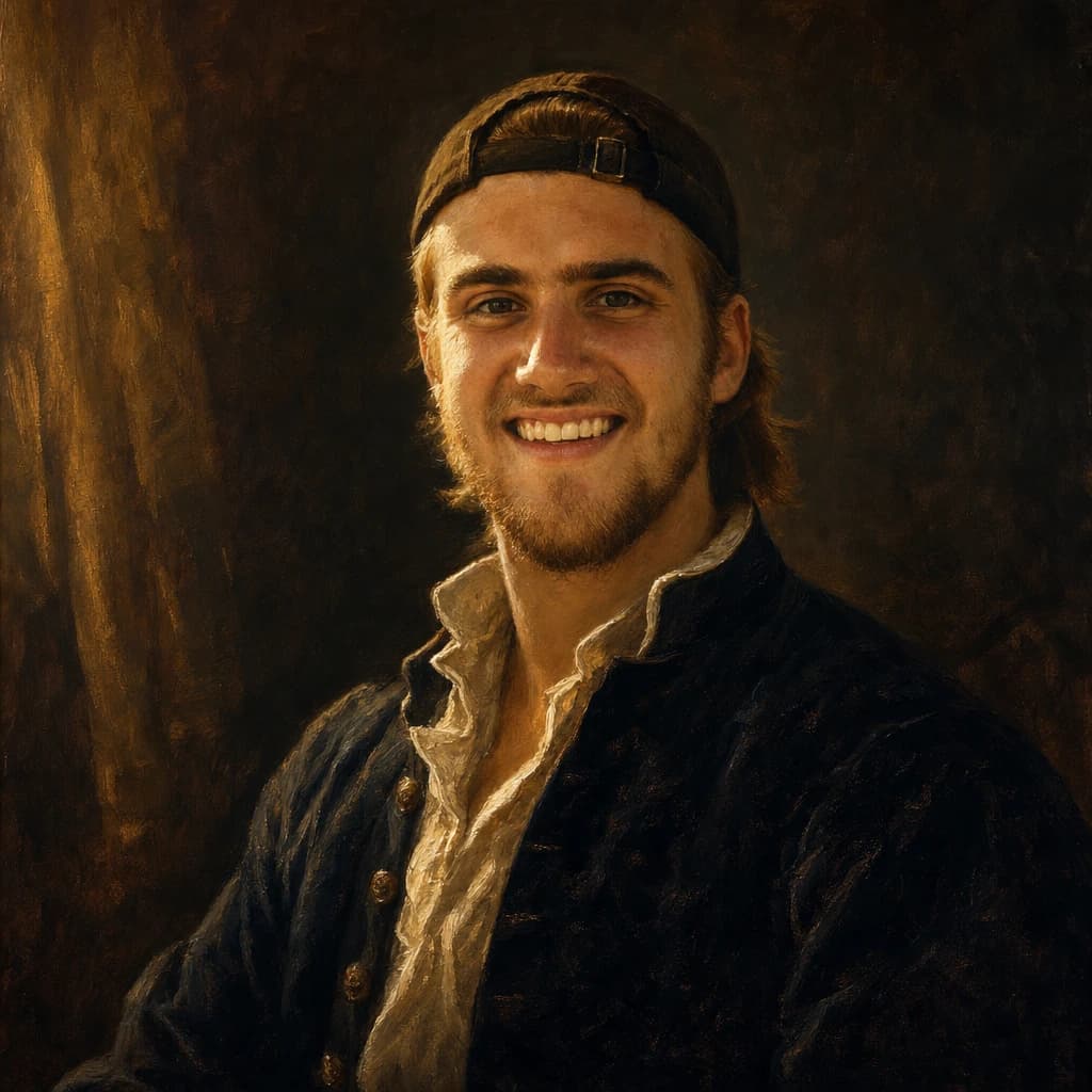Oil Painting Portrait example